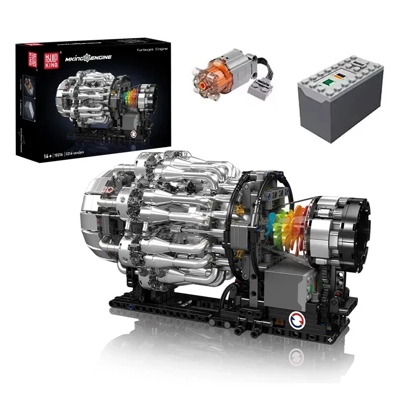 Model Kit Engine - Mould King 10216 Mattoni modello motore