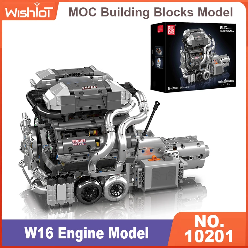 Model Kit Engine - Mould King 10201 Kit Motore Auto