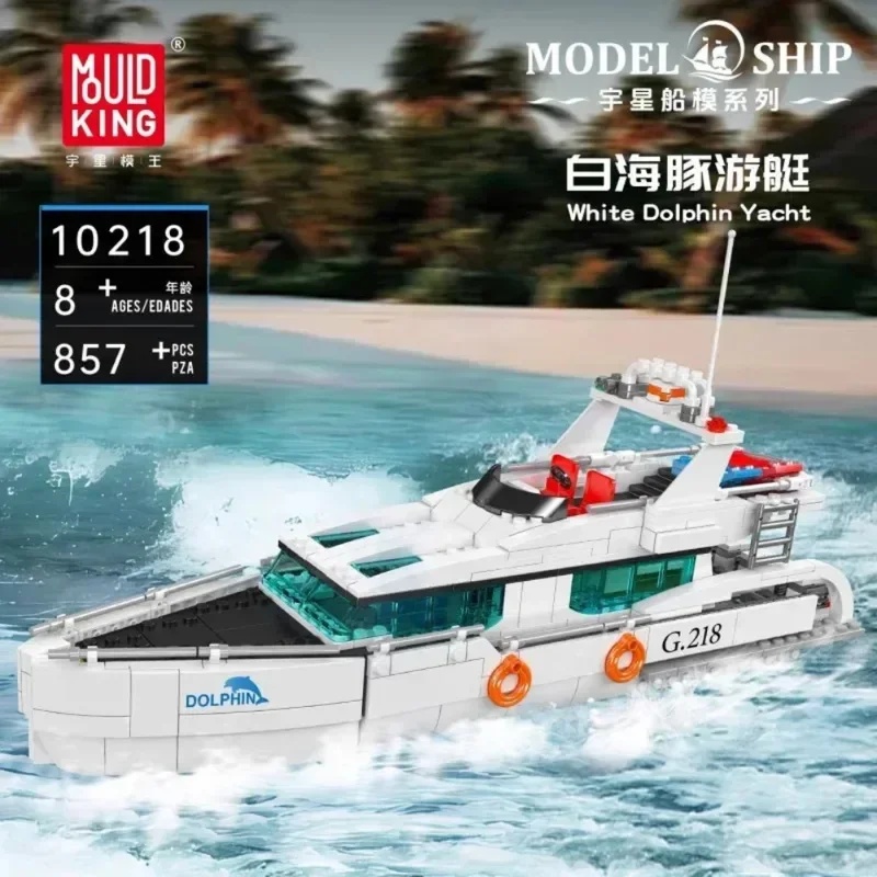 Mould King 857 Pezzi 10218 Set - Model Kit Yacht recensione e prezzo