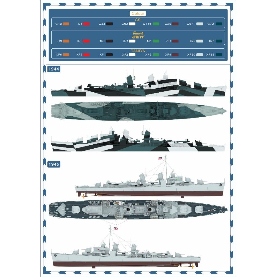TM35007FH 1/350 USS Destroyer  - Model Kit Yacht recensione e prezzo