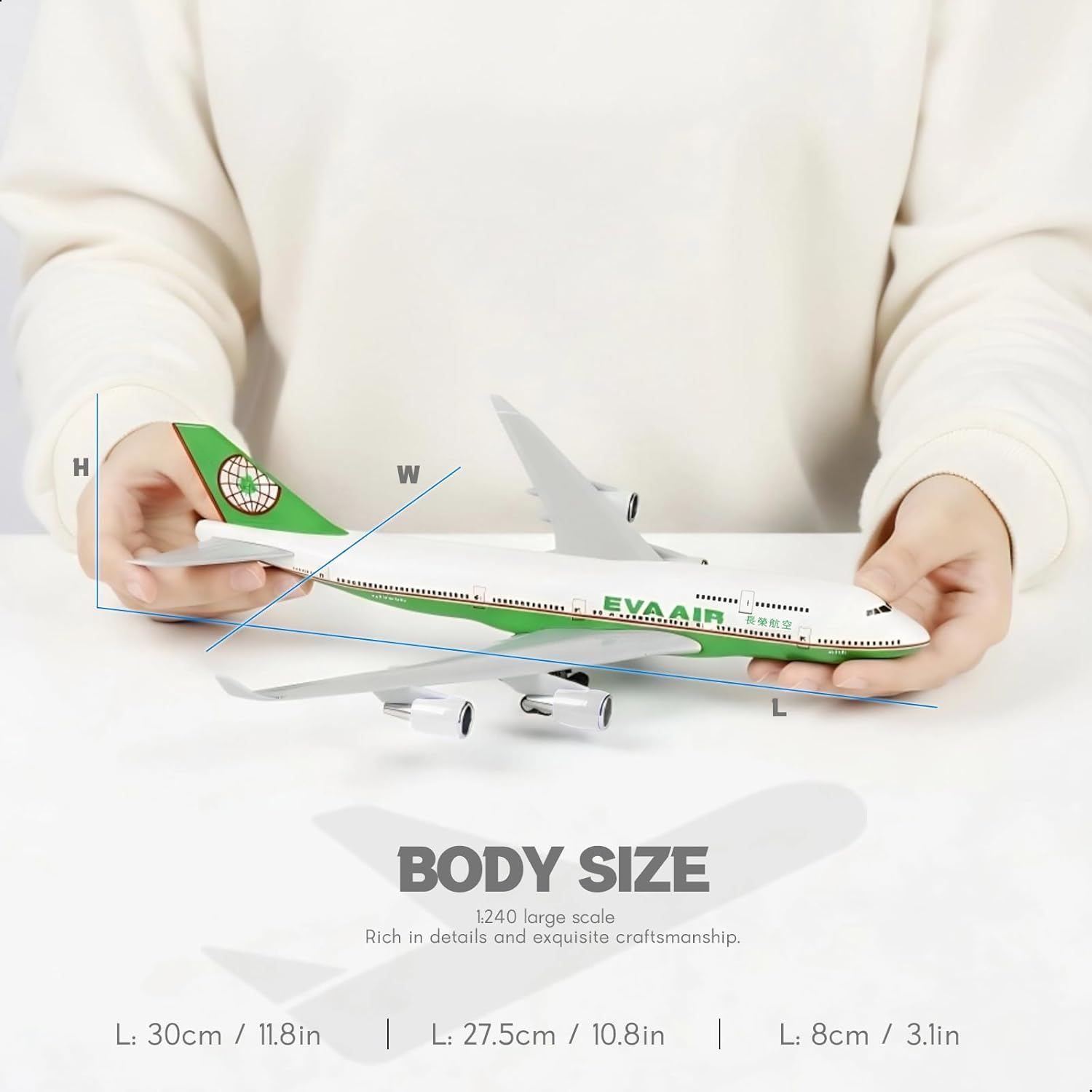 Modellino Aereo EVA Air 747 da - Model Kit Eva recensione e prezzo